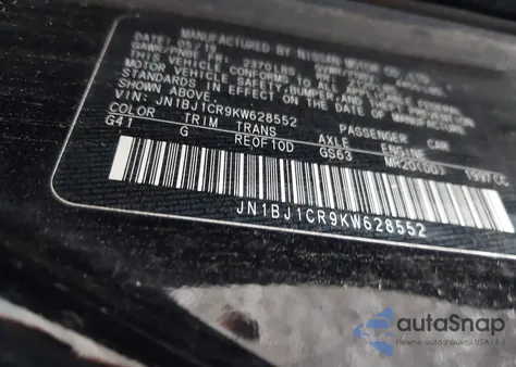 2019 Nissan Rogue Sport S z USA, uszkodzony, nr VIN JN1BJ1CR9KW628552